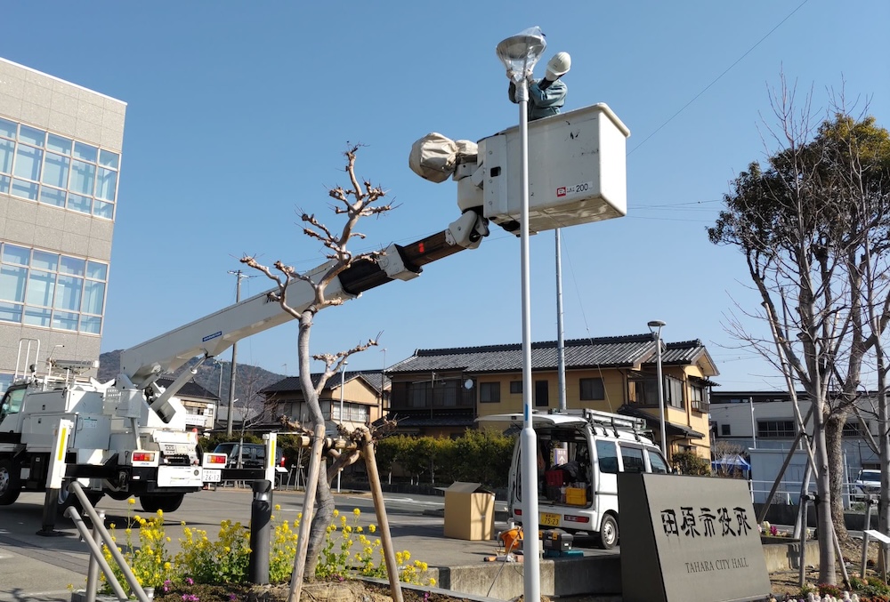 公共工事をしている飯尾